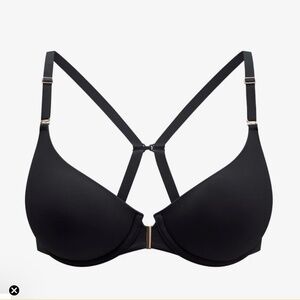 ThirdLove Front-close T-shirt bra Black 40B NWT